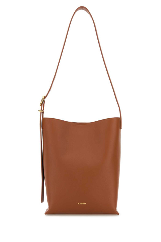 Caramel leather Cannolo shoulder bag JIL SANDER (J08ZH0084P8931)