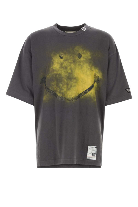 Black cotton oversize t-shirt Black MAISON MIHARA YASUHIRO (J15TS772)