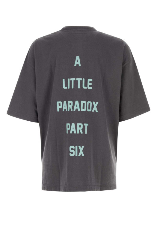 Black cotton oversize t-shirt Black MAISON MIHARA YASUHIRO (J15TS772)