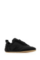 Black satin and suede sneakers JIL SANDER (J15WS0047P7597)