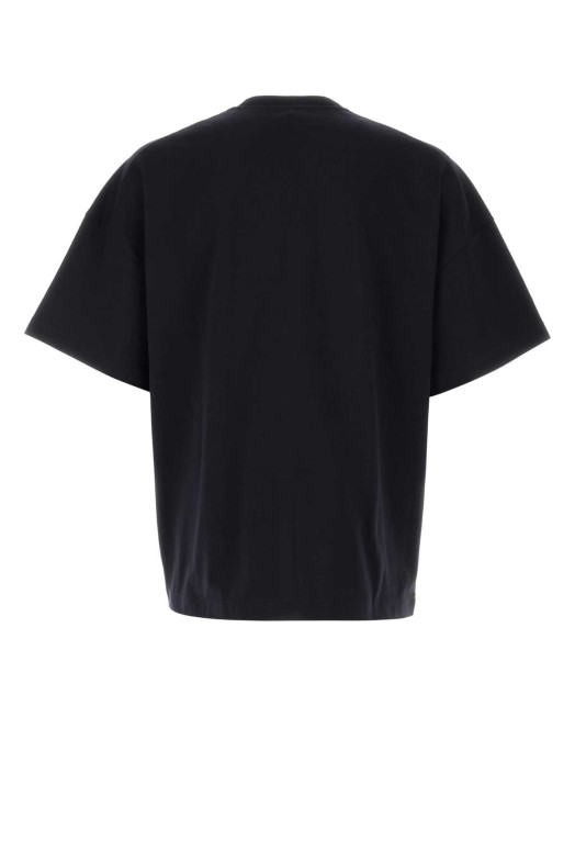 Midnight blue cotton oversize t-shirt JIL SANDER (J21GC0001J45317)