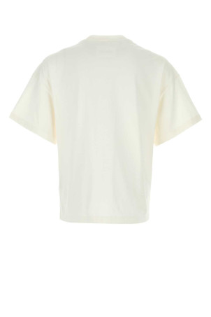 White cotton t-shirt Black JIL SANDER (J22GC0221J20347)