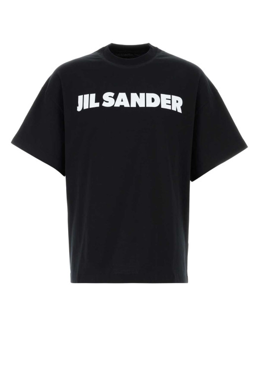 Black cotton t-shirt JIL SANDER (J22GC0221J20349)