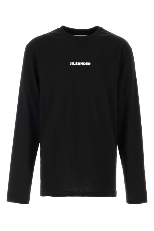 Black cotton t-shirt JIL SANDER (J22GC0236J20103)