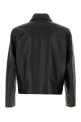 Black leather jacket JIL SANDER (J22SW0101J07227)