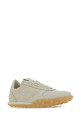 Sand canvas and suede Moon sneakers Beige JIL SANDER (J32WS0056P6456)