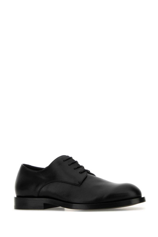 Black leather lace-up shoes JIL SANDER (J33ZJ0025P7583)