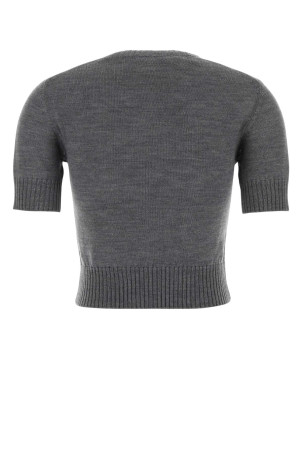 Dark grey wool sweater Black JIL SANDER (J40GC0141J14772)