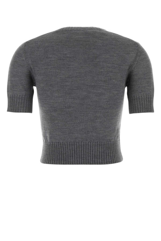 Dark grey wool sweater Black JIL SANDER (J40GC0141J14772)