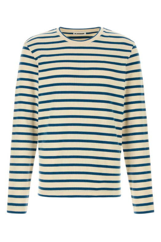 Embroidered cotton t-shirt JIL SANDER (J47NH0002J46497)