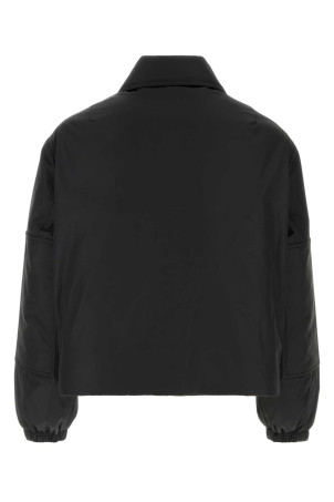 Black polyester padded jacket JIL SANDER (J61AF0002J70207)