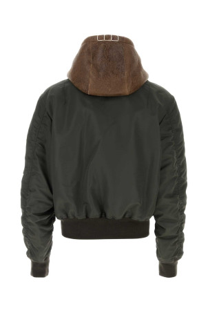 Khaki nylon bomber jacket JW ANDERSON (JK0388PG1875)