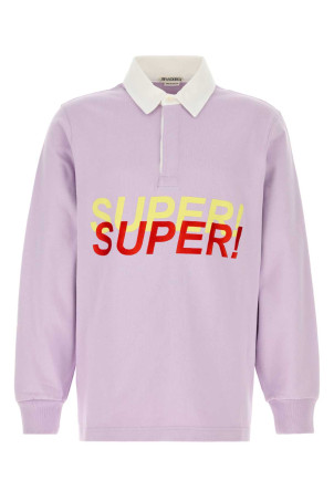 Lilac cotton polo shirt JW ANDERSON (JO0288PG1938)