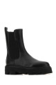 Black leather Aurea Chelsea ankle boots Black MONCLER (K209B4F00120M7541)