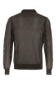 Chocolate mesh polo shirt TOM FORD (KPL054YMC046)