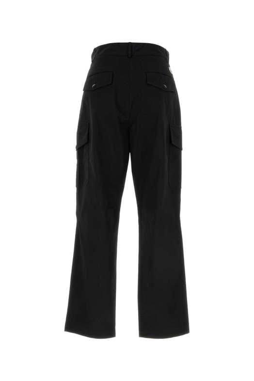 Black stretch cotton cargo pant Black MONCLER (L10912A00034598QH)