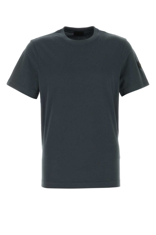 Graphite cotton t-shirt MONCLER (L10918C0001789AYW)