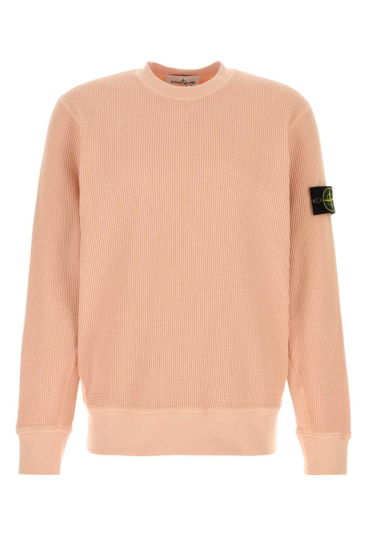 Salmon cotton sweatshirt STONE ISLAND (L1S156100056S0044)