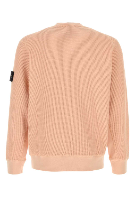 Salmon cotton sweatshirt STONE ISLAND (L1S156100056S0044)