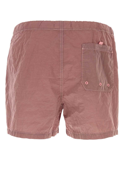 Antiqued pink nylon swimming shorts STONE ISLAND (L1S15B100003S0043)