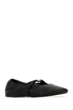 Black nappa leather Pebble ballerinas Black LOEWE (L815466X46)