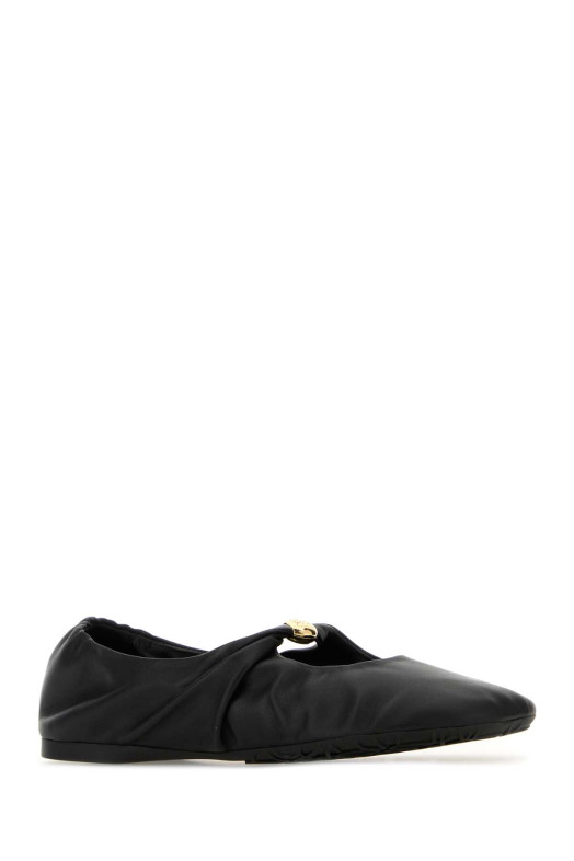 Black nappa leather Pebble ballerinas Black LOEWE (L815466X46)