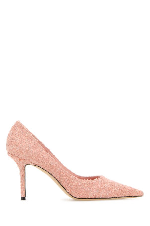 Pink tweed Love pumps Pink JIMMY CHOO (LOVE85TIW)