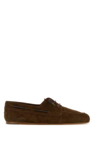 Brown suede D2 College loafers DSQUARED (LUM01181503520)
