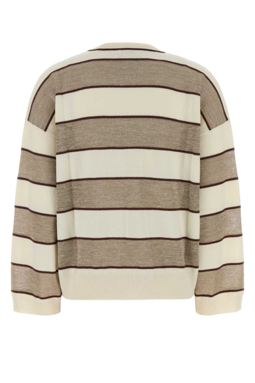 Embroidered wool blend oversize sweater BRUNELLO CUCINELLI (M16221600)