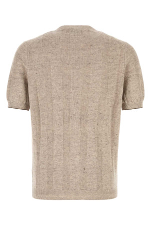 Sand knit t-shirt BRUNELLO CUCINELLI (M2L707800)
