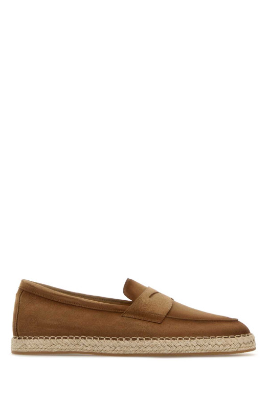 Camel suede Carlo espadrilles SANTONI (MBCD22193PBTTSE2)