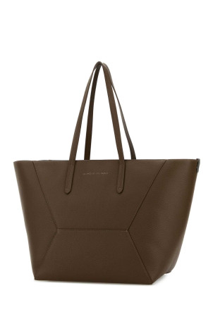 Mud leather shopping bag BRUNELLO CUCINELLI (MBDKD2571)