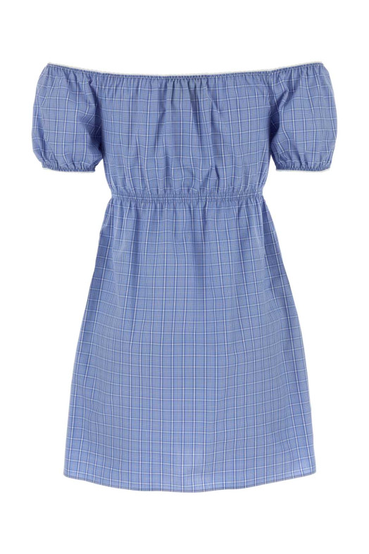 Embroidered poplin mini dress MIU MIU (MF6225SOOO183A)