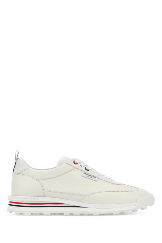White leather sneakers White THOM BROWNE (MFE018BL0064)