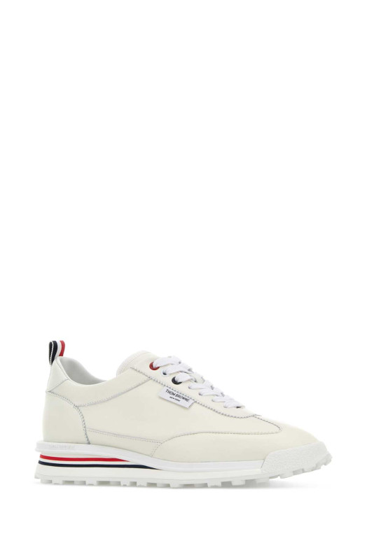 White leather sneakers White THOM BROWNE (MFE018BL0064)