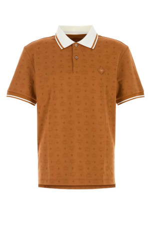 Orange piquet polo shirt MCM (MFPFAMM01)