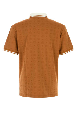 Orange piquet polo shirt MCM (MFPFAMM01)