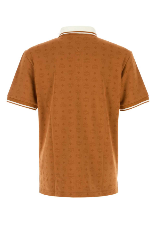 Orange piquet polo shirt MCM (MFPFAMM01)