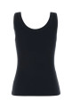 Dark blue stretch cotton tank top BRUNELLO CUCINELLI (MG902FP100)