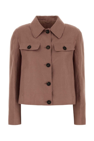 Antiqued pink linen jacket BRUNELLO CUCINELLI (MH5277581)