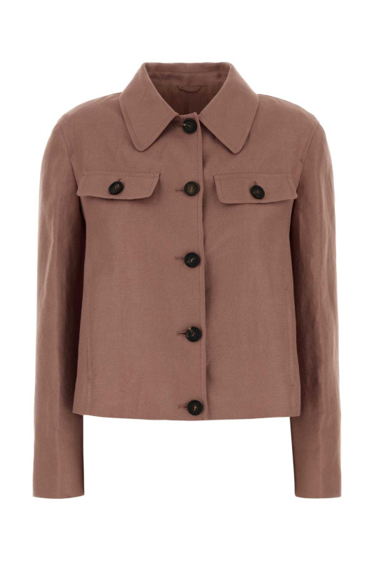Antiqued pink linen jacket BRUNELLO CUCINELLI (MH5277581)