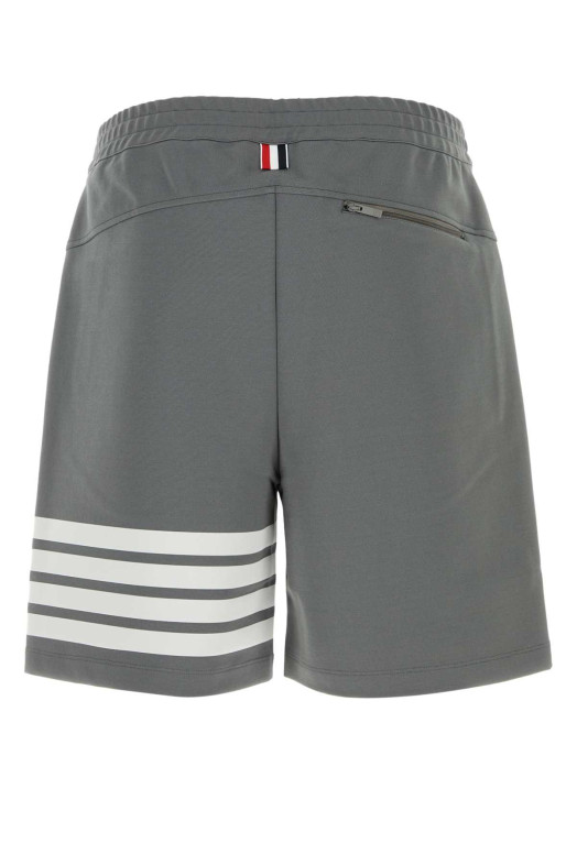 Grey stretch jersey bermuda shorts THOM BROWNE (MJQ237AJ0242)