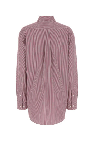 Embroidered poplin oversize shirt MIU MIU (MK1626SOOO19EA)
