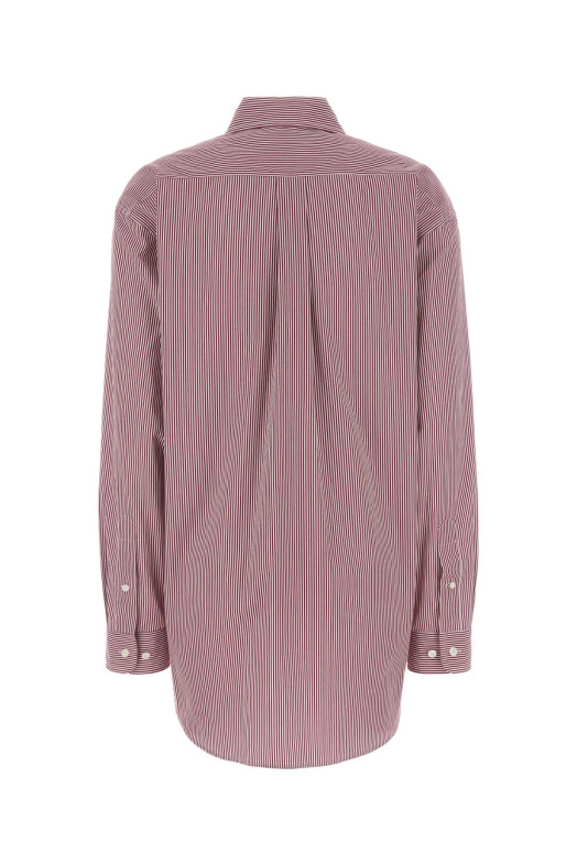 Embroidered poplin oversize shirt MIU MIU (MK1626SOOO19EA)