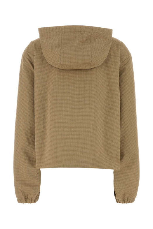 Embroidered ripstop fabric jacket MIU MIU (ML1459SOOO19CU)