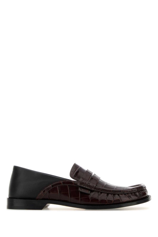 Two-tone leather Campo loafers LOEWE (MLSC290X01)