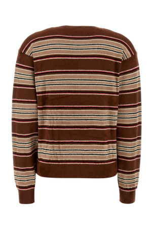 Embroidered chenille sweater MIU MIU (MML03SSOOO185M)