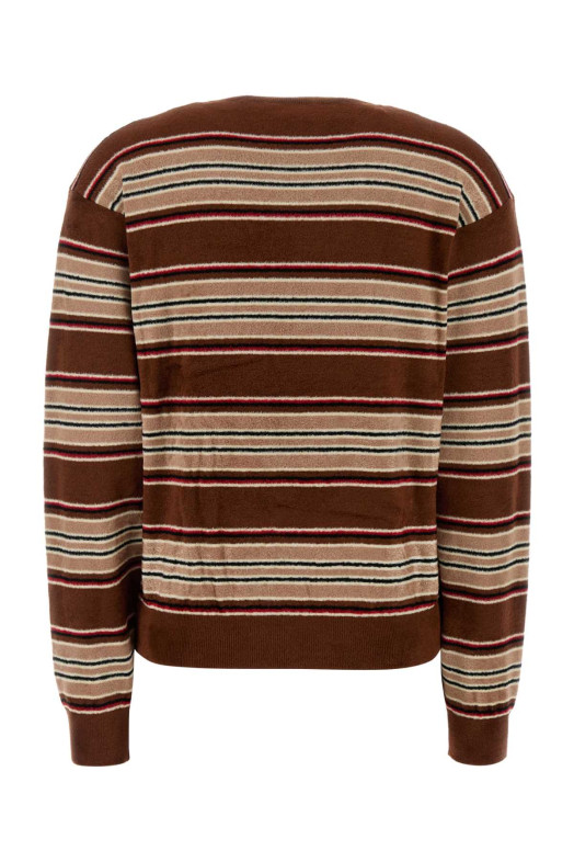 Embroidered chenille sweater MIU MIU (MML03SSOOO185M)