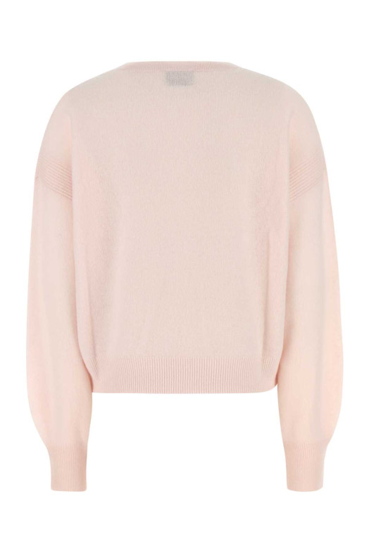 Pastel pink cashmere Modena sweater Beige LE KASHA (MODENABRUSH)