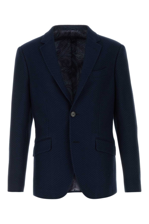 Navy blue jersey jacket ETRO (MRCB000199JJ502)